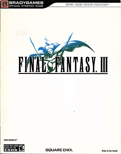 Final Fantasy III: Bradygames Official Strategy Guide