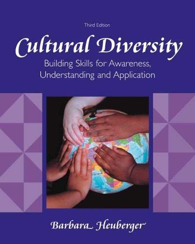 Cover of Cultural Diversity: Building Skills for Awareness, Understanding and Application by Barbara Heuberger, paperback Book