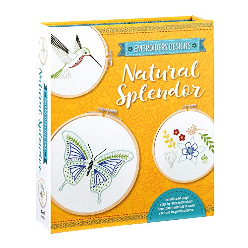 Embroidery Designs: Natural Splendor: Everything You Need to Stitch 12 Natural Designs