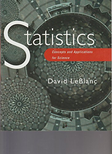STATISTICS: CONCEPTS & APPLICATIONS: .