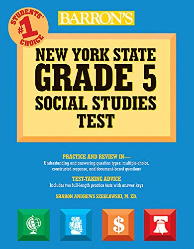 New York State Grade 5 Social Studies Test (Barron's Test Prep NY)