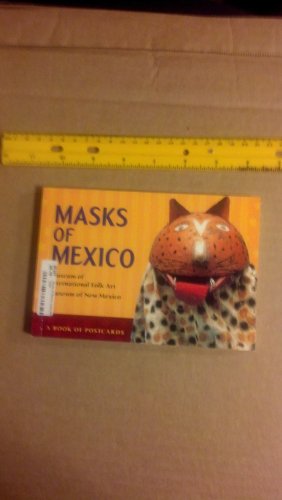 Cover of Masks of Mexico postcard book by NOT A BOOK, Cards Book