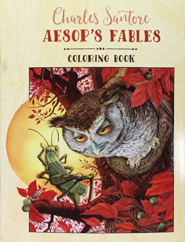 Charles Santore: Aesop's Fables Coloring Book