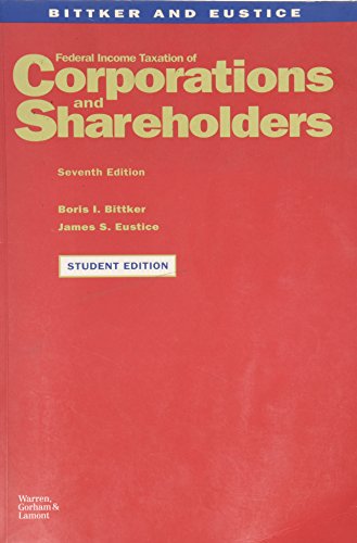 Federal Income Taxation of Corporation and Shareholders