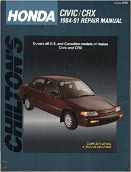 Chilton's Honda Civic/Crx 1984-91 Repair Manual (Chilton's Total Car Care)