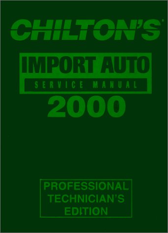 Chilton's Import Car Repair Manual 1996-2000