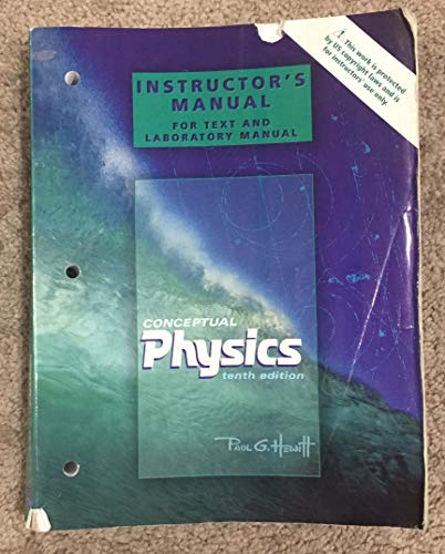 Conceptual Physics: Instructor's Manual For Text and Laboratory Manual