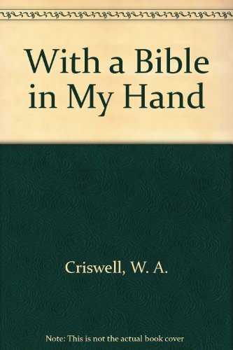 With a Bible in My Hand