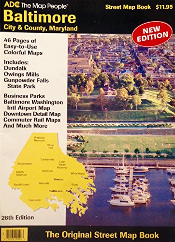 Baltimore City & County Maryland : Street Map