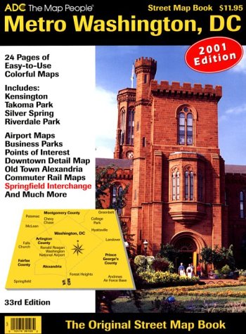 Metro Washington, D.C., Street Map Book