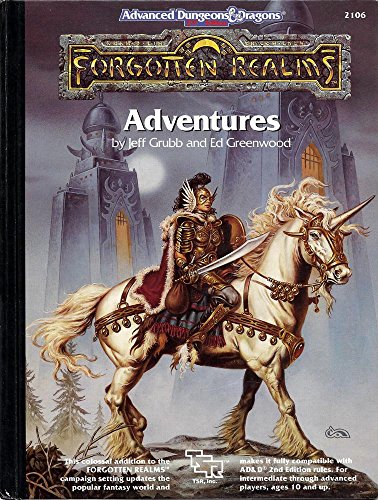 Forgotten Realms Adventures (Advanced Dungeons and Dragons Hardcover Accessory Rulebook)