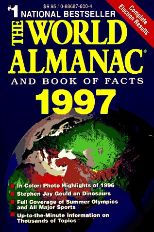 Cover of The World Almanac and Book of Facts 1997 by Famighetti, Robert (editor), paperback Book