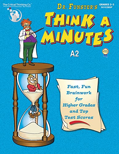 Cover of Dr. Funster's Think a Minutes: Level B, Book 2 by The Critical Thinking Co., paperback Book