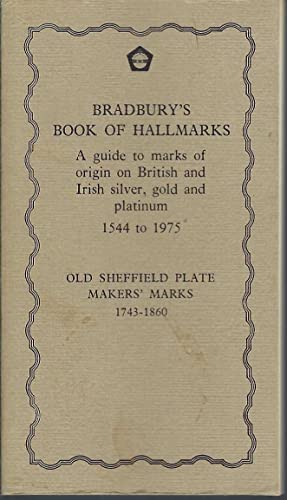 Cover of Bradburys Book of Hallmarks by Bradbury, Frederick, paperback Book