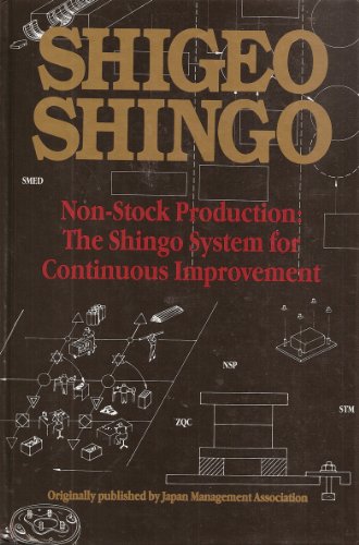 Non-Stock Production: The Shingo System of Continuous Improvement