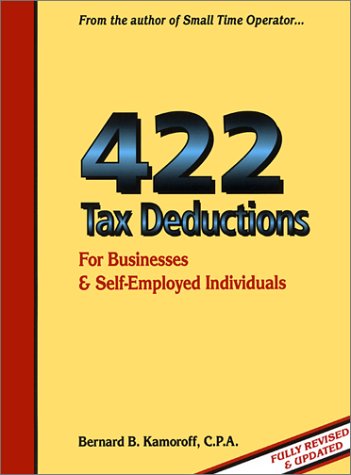 422 Tax Deductions for Businesses & Self-Employed Individuals (422 Tax Deductions for Businesses & Self-Employed Individuals, 3rd Ed)