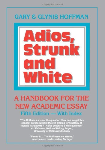 Adios, Strunk and White