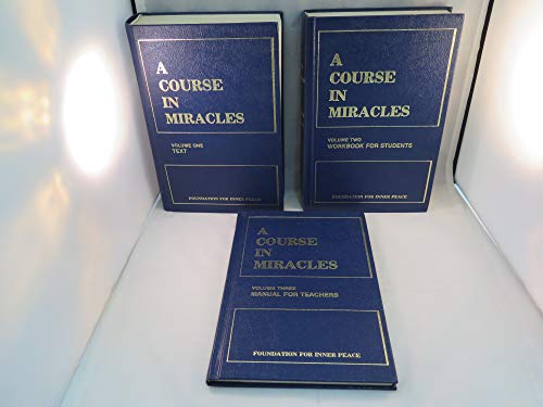A Course in Miracles, Manual for Teachers (3 Volumes)