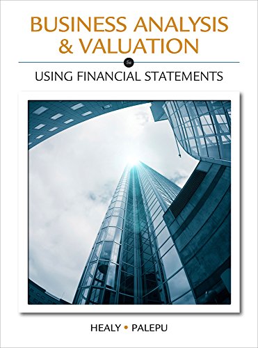 Business Analysis Valuation: Using Financial Statements (No Cases)