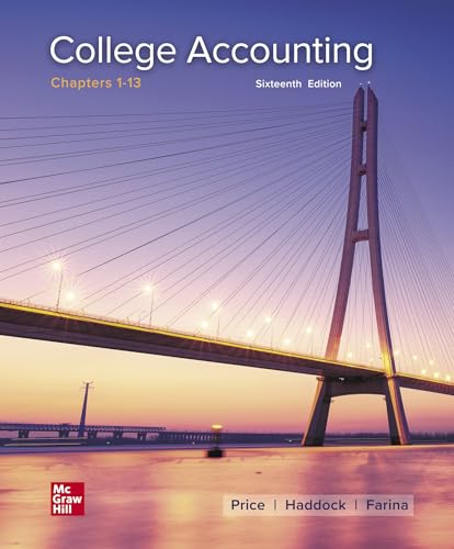 Loose Leaf College Accounting (Chapters 1-13)