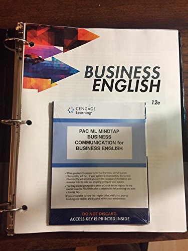 Cover of Business English by Guffey, Mary Ellen, Paperback Book