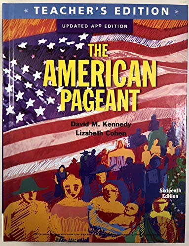 Cover of The American Pageant, AP Edition, Teacher's Edition by David M. Kennedy, hardcover Book