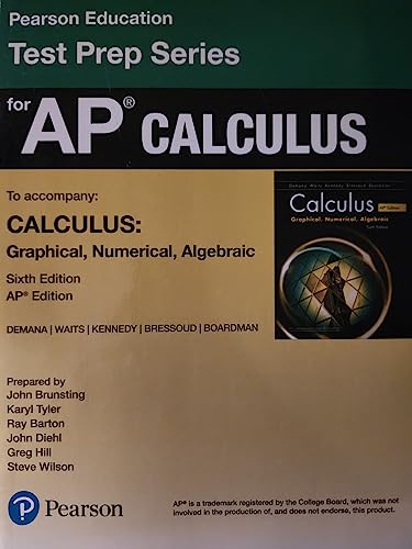 ADVANCED PLACEMENT CALCULUS GRAPHICAL NUMERICAL ALGEBRAIC SIXTH EDITION ADVANCED PLACEMENT TEST PREP COPYRIGHT 2020