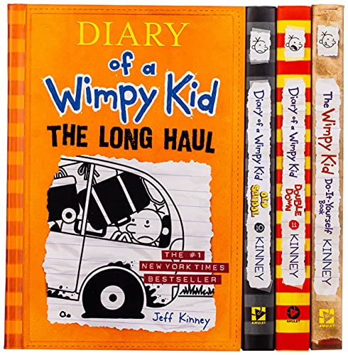 Diary of a Wimpy Kid Box of Books 9–11 Plus The Wimpy Kid Do-It-Yourself Book: Hardcover Gift Set