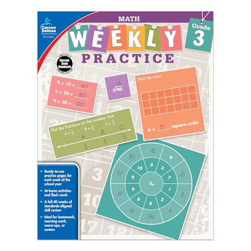 Math, Grade 3 (Weekly Practice)