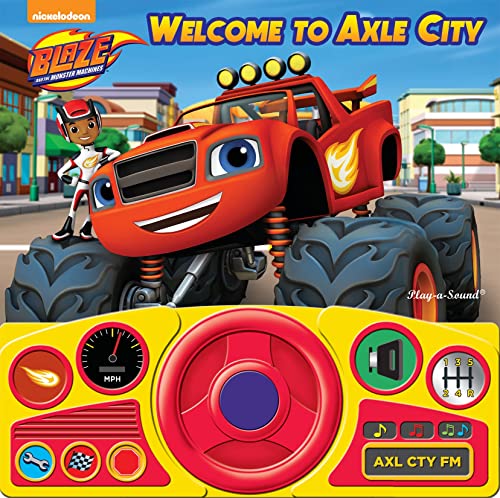 Nickelodeon - Blaze and the Monster Machines Steering Wheel Sound Book - PI Kids