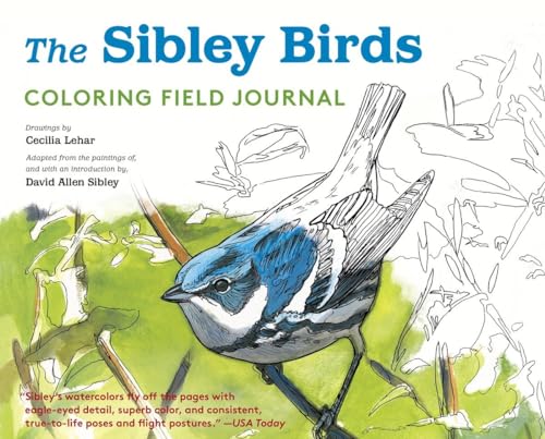 The Sibley Birds Coloring Field Journal