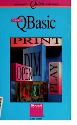 MS-DOS Qbasic (Microsoft Quick Reference)