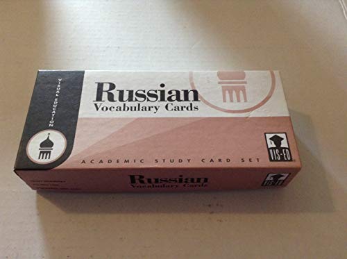 Russian Vocabulary Cards: Academic Study Card Set