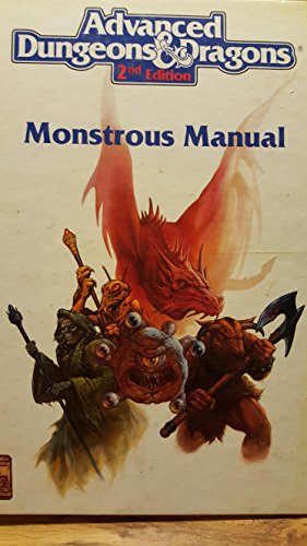 Monstrous Manual (AD&D 2nd Ed Fantasy Roleplaying Accessory, 2140)