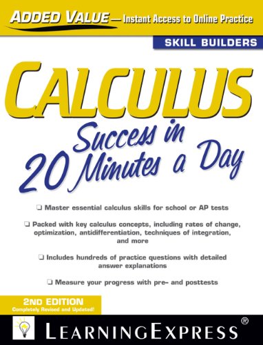 Calculus Success in 20 Minutes a Day