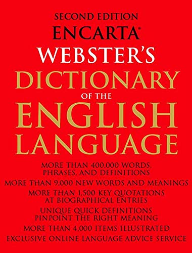 Encarta Webster's Dictionary of the English Language: Second Edition