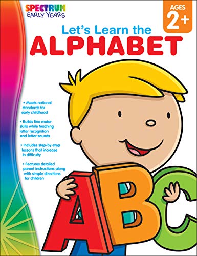 Spectrum | Let's Learn the Alphabet Workbook | Toddler–Preschool, 64pgs