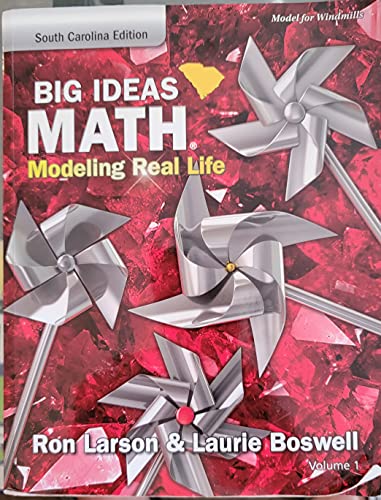 Big Ideas Math Modeling Real Life grade 1 volume 1