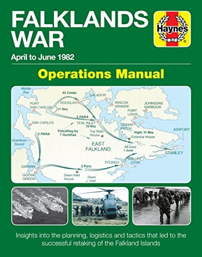 Falklands War Operations Manual: April to June 1982 - Insights into the planning, logistics and tactics that led to the successful retaking of the Falkand Islands (Haynes Manuals)