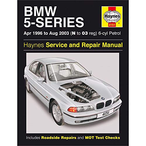 BMW 5-series 6-cyl Petrol: 96 to 03 (Haynes Service and Repair Manuals)