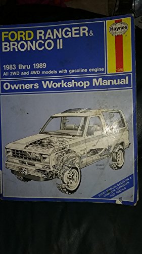 Ford Ranger & Bronco II: Owners workshop manual (Haynes owners workshop manual series)