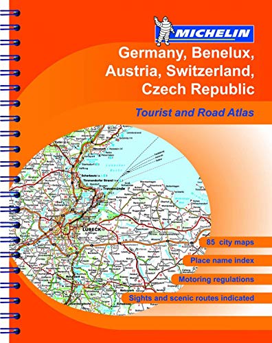 Michelin Atlas Germany/Benelux/Austria/Switzerland/Czech Republic (Atlas (Michelin))