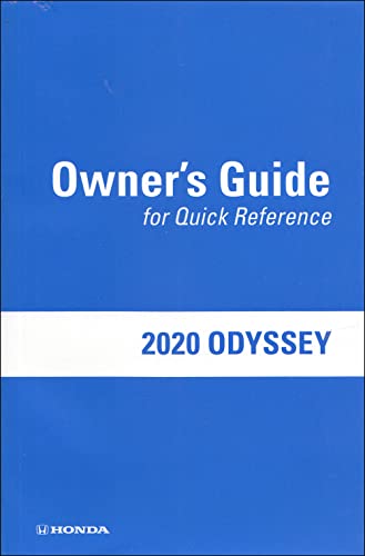 2020 Honda Odyssey Owners Manual 20