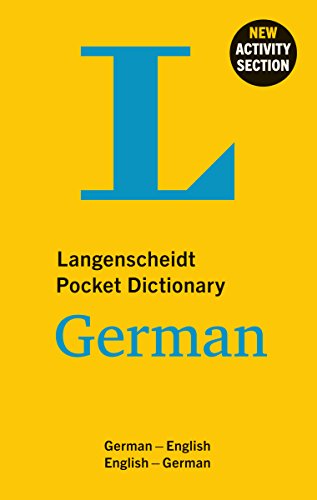 Langenscheidt Pocket Dictionary German: German-english/ English-german (English and German Edition)
