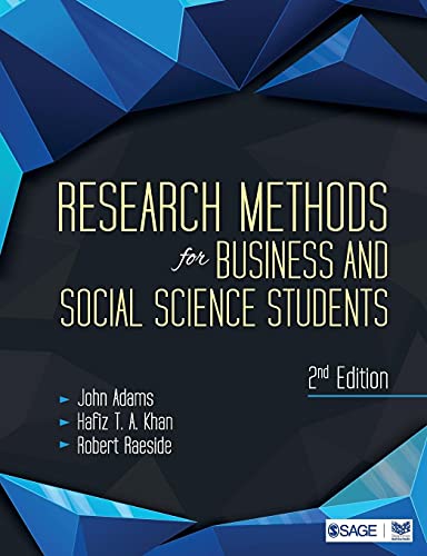 Research Methods for Business and Social Science Students