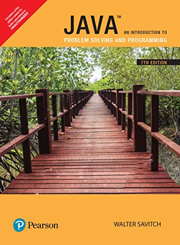 Java: An Introduction to Problem Solving and Programming