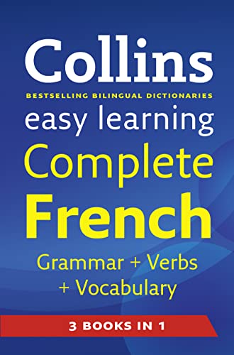 Easy Learning French Grammar, Verbs and Vocabulary (3 Books in 1) (Collins Easy Learning French) (English and French Edition)