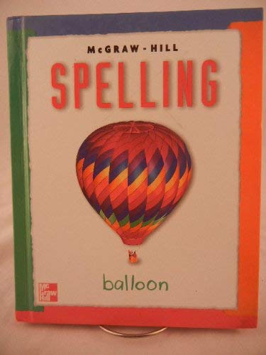 McGraw-Hill Spelling Grade 3 Balloon