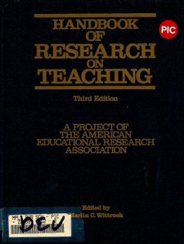 Handbook of Research on Teaching
