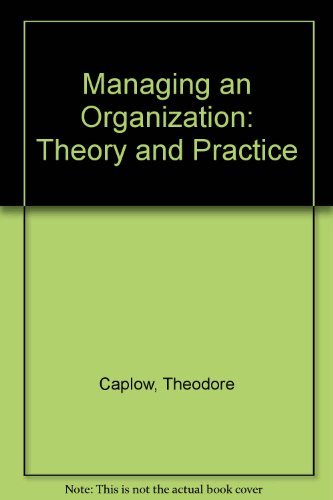 Managing an Organization
